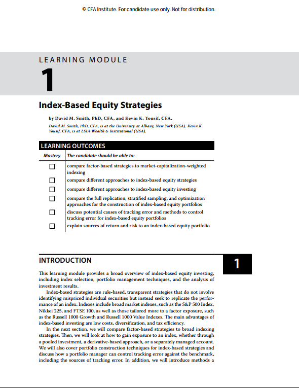 CFA 2025 Program Curriculum Level 3 Box Set