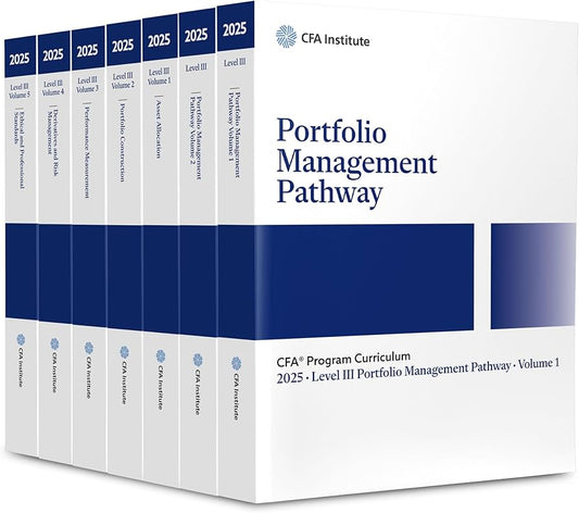 CFA 2025 Program Curriculum Level 3 Box Set