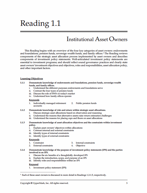 CAIA 2025 UpperMark Level 2 Study Handbook and Formula Sheet