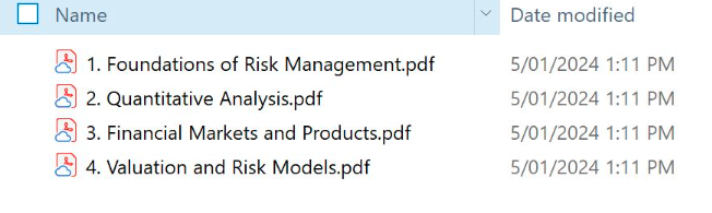 FRM 2024 GARP Part 1 Study Notes