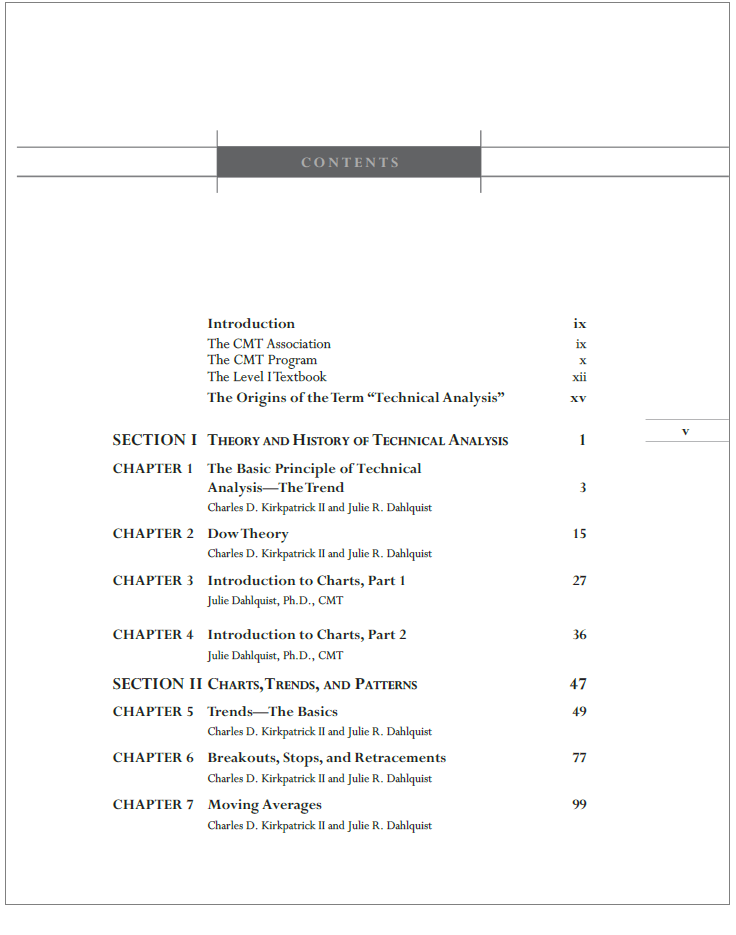 CMT 2024 Level 1 Official Curriculum